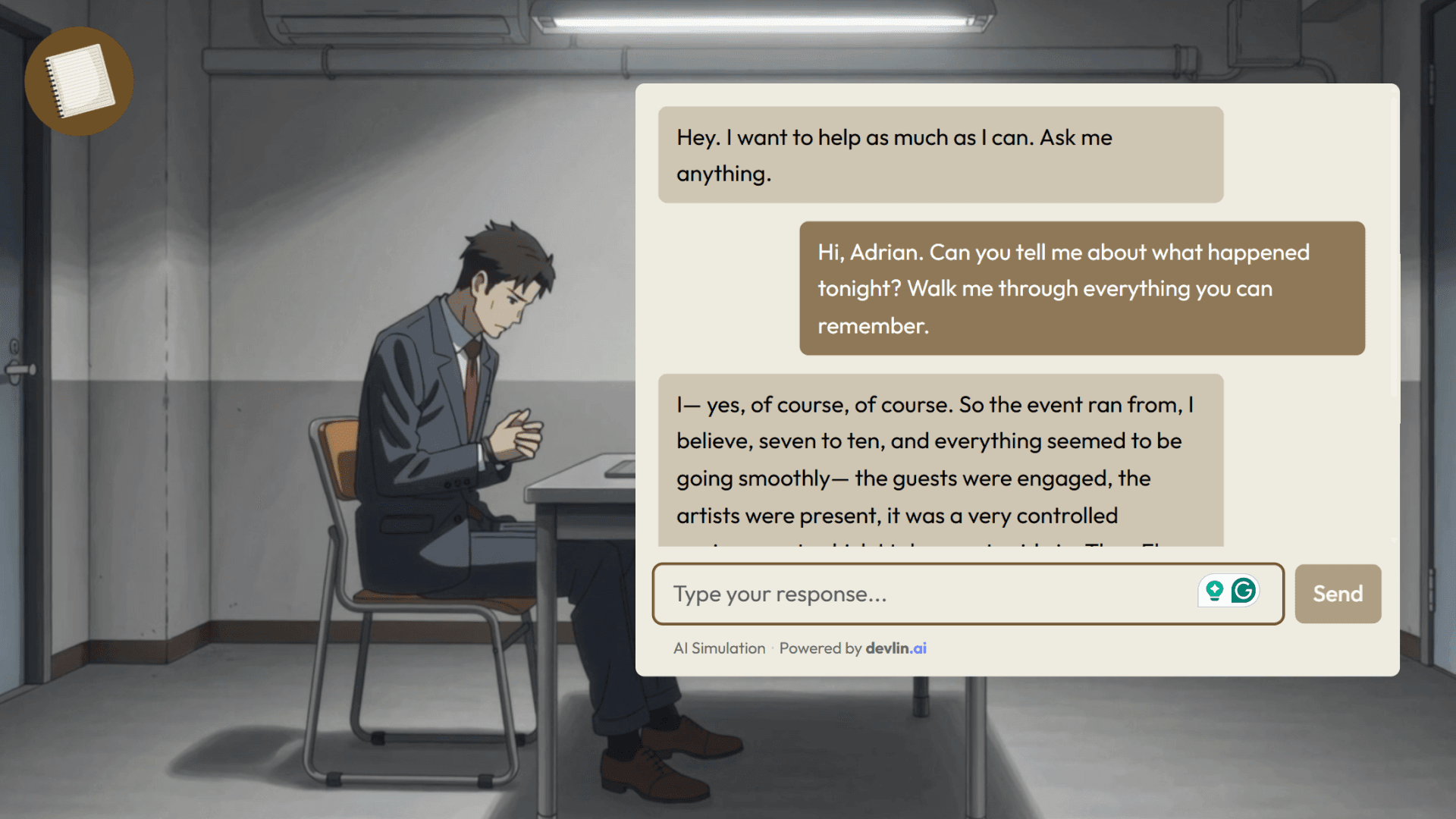 AI interrogation with Adrian Cross, the gallery curator
