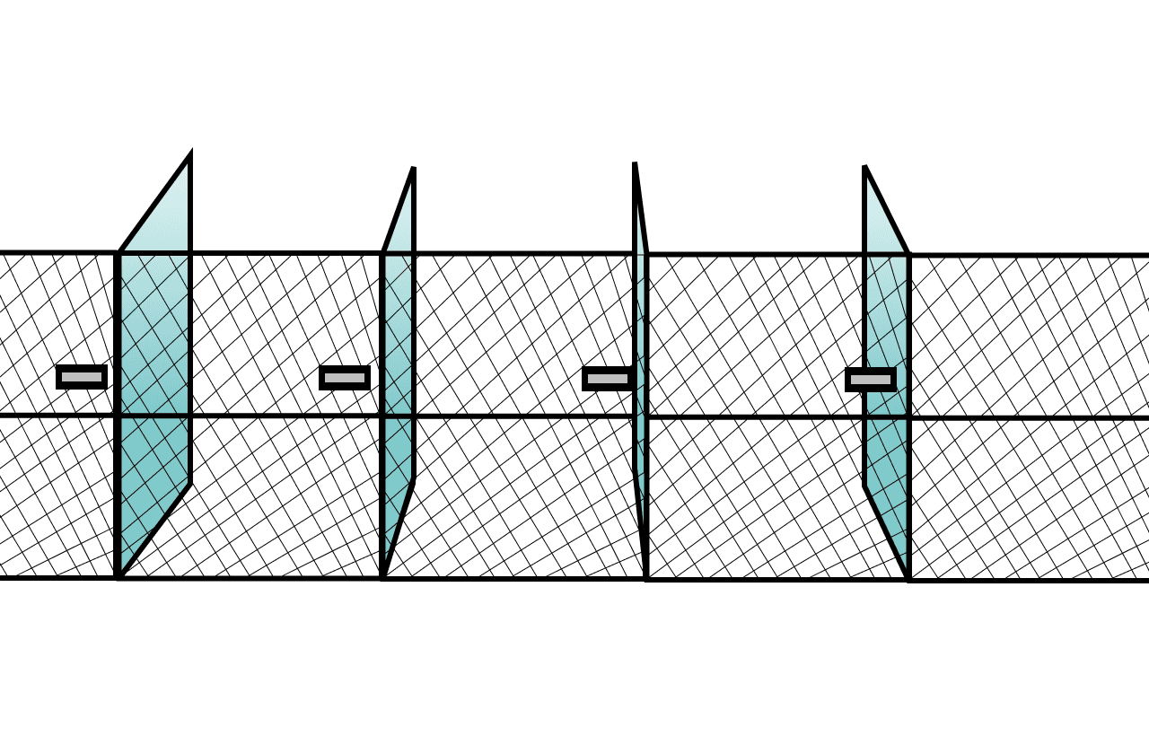 Vector kennels drawn from scratch with the pen tool in Affinity Designer